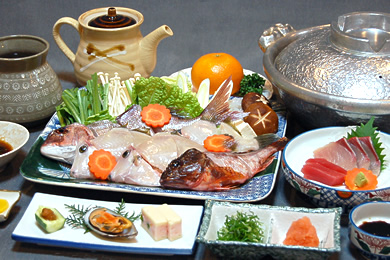おてがる　美奈都特別鍋コース 料理イメージ